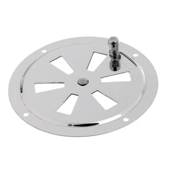 100mm borboleta barco redondo louvered ventilação capa de aço inoxidável marinho