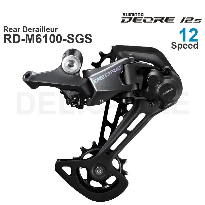 

SHIMANO DEORE M6100 12v Rear Derailleur RD-M6100-SGS SHIMANO SHADOW RD+ - 1x12-speed Original parts