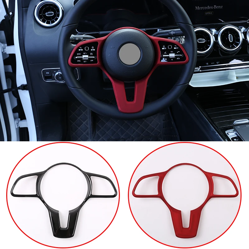 Car Steering Wheel TrimFor Mercedes Benz A B C E G CLA CLS GLC GLE GLS EQC GLB W177 W247 W205 W213 C257 X253 W167 W463 X247 N293