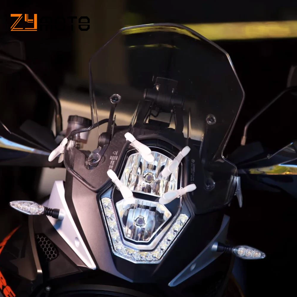 Dla KTM 1050 1190 Super Adventure 1190 1090 ADV motocykl radzi sobie szyby przedniej szyby 1190ADV 1090adv 1050adv 2017 2018 2019