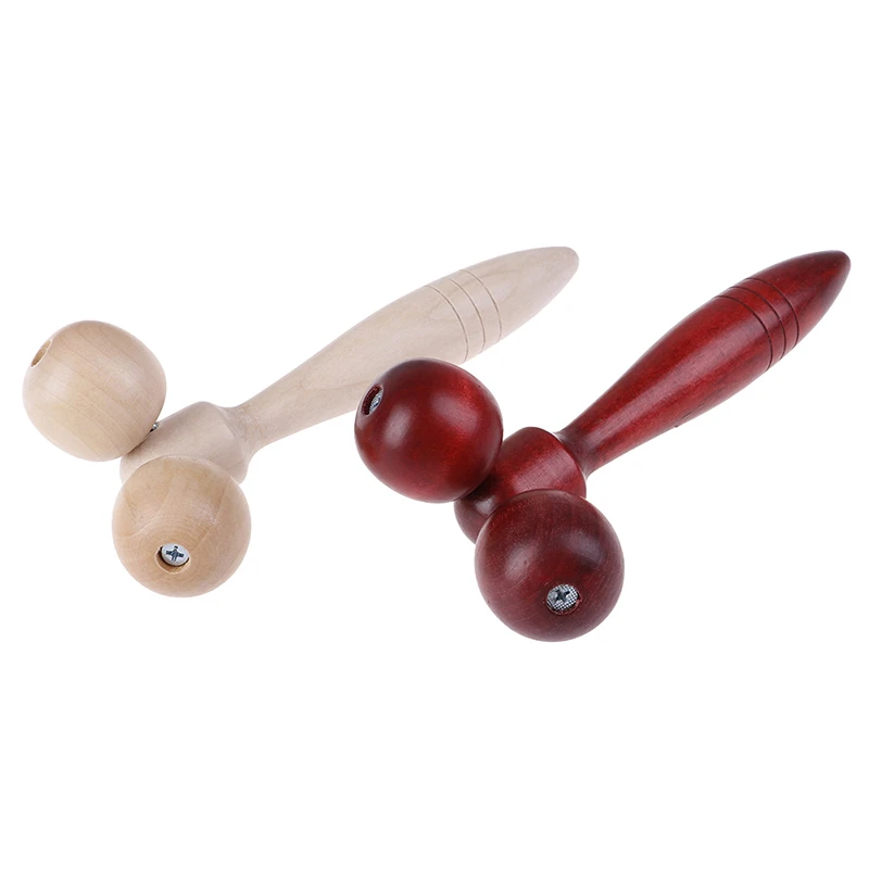 Wooden Eye Face Roller Health Care Massager Primary Wood Color Relaxing Neck Chin Slimming Face-lift Massage Tool High Quality