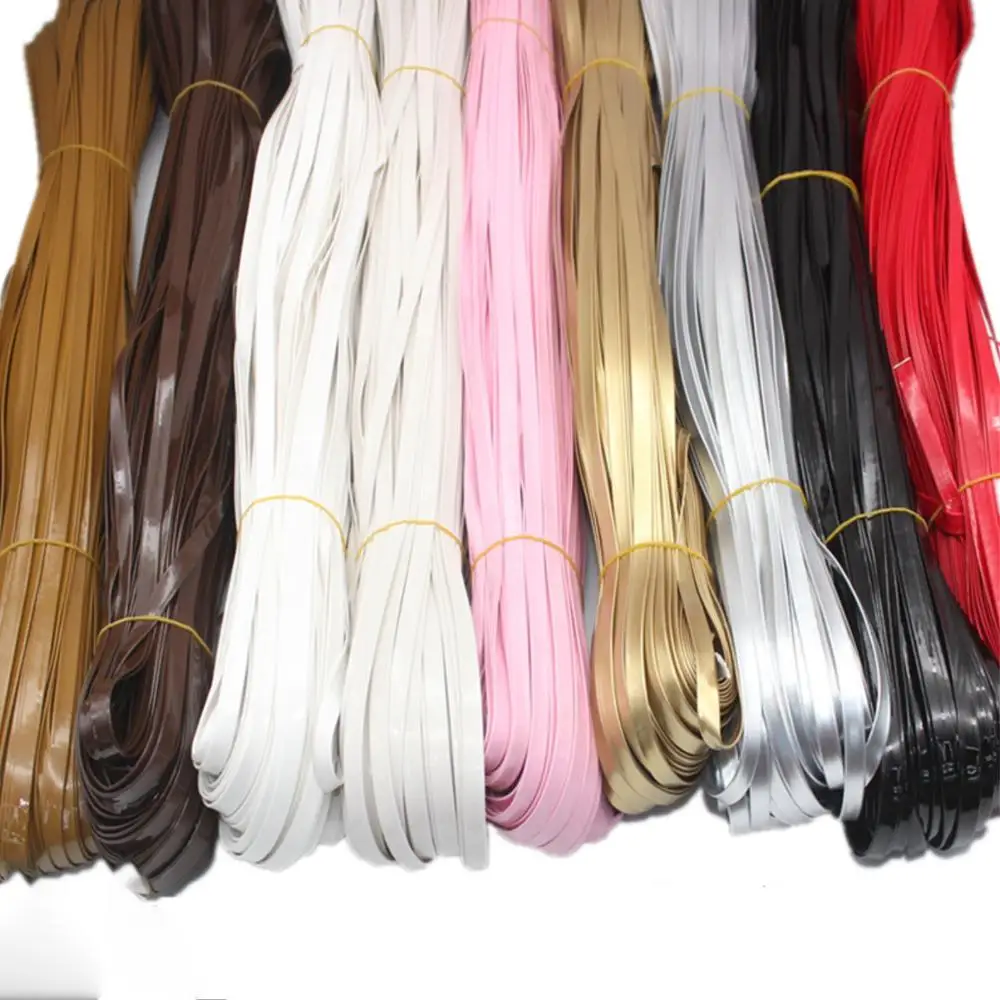 5 meters 5/8/10/15/20mm  Shiny PU Leather Bracelet Findings Round Jewelry Cord String Rope DIY Necklace Bracelet Making