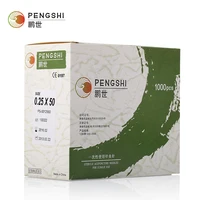 Aguja de acupuntura de 1000 Uds., aguja estéril desechable para un solo uso, aguja facial, masaje de belleza, masajeador corporal