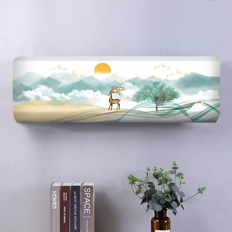 New Air Conditioning Cover Dust Cloth Full Package Home Decoration for Wall Dust Cover for Wall-Mounted Air Conditioner