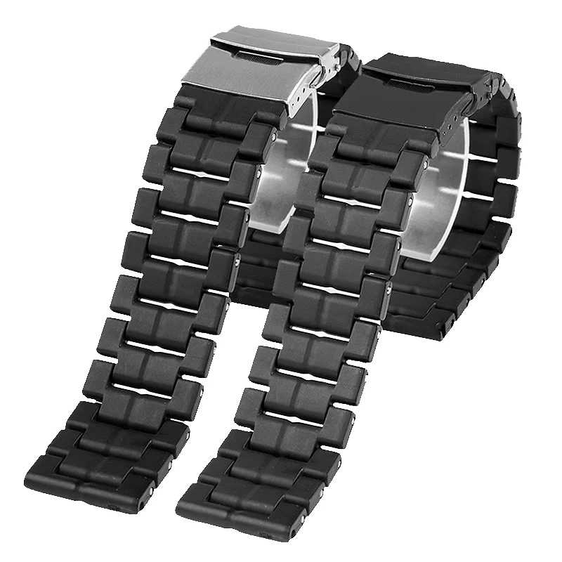 Carbon fiber watchband for Casio ProTek series prw-60/Y prw-30/50/70 and luminox 3051 plastic steel light watch chain strap 23mm