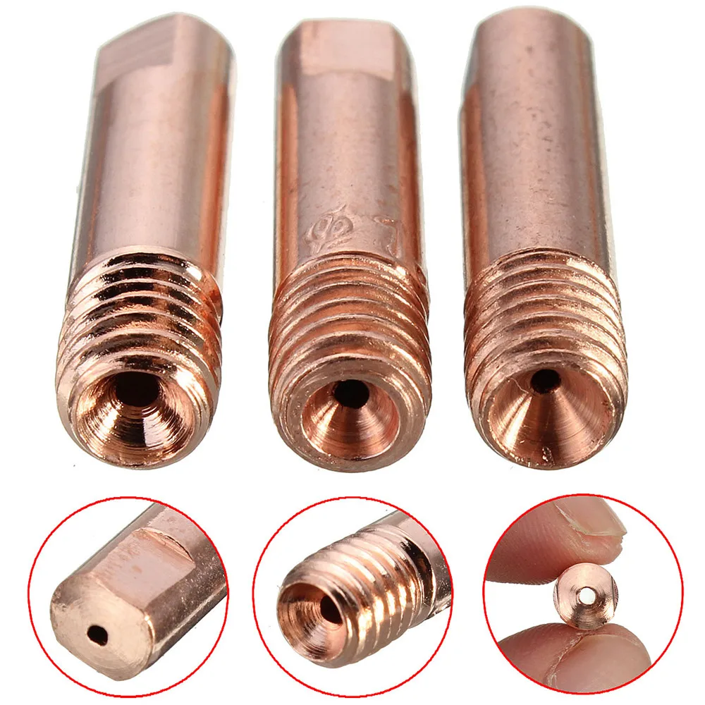 24pcs 15AK for Binzel Torch/Gun Consumables Electrode and Shield Cups and Link Rod Tips Goose Neck Bend for MIG Welding Machine