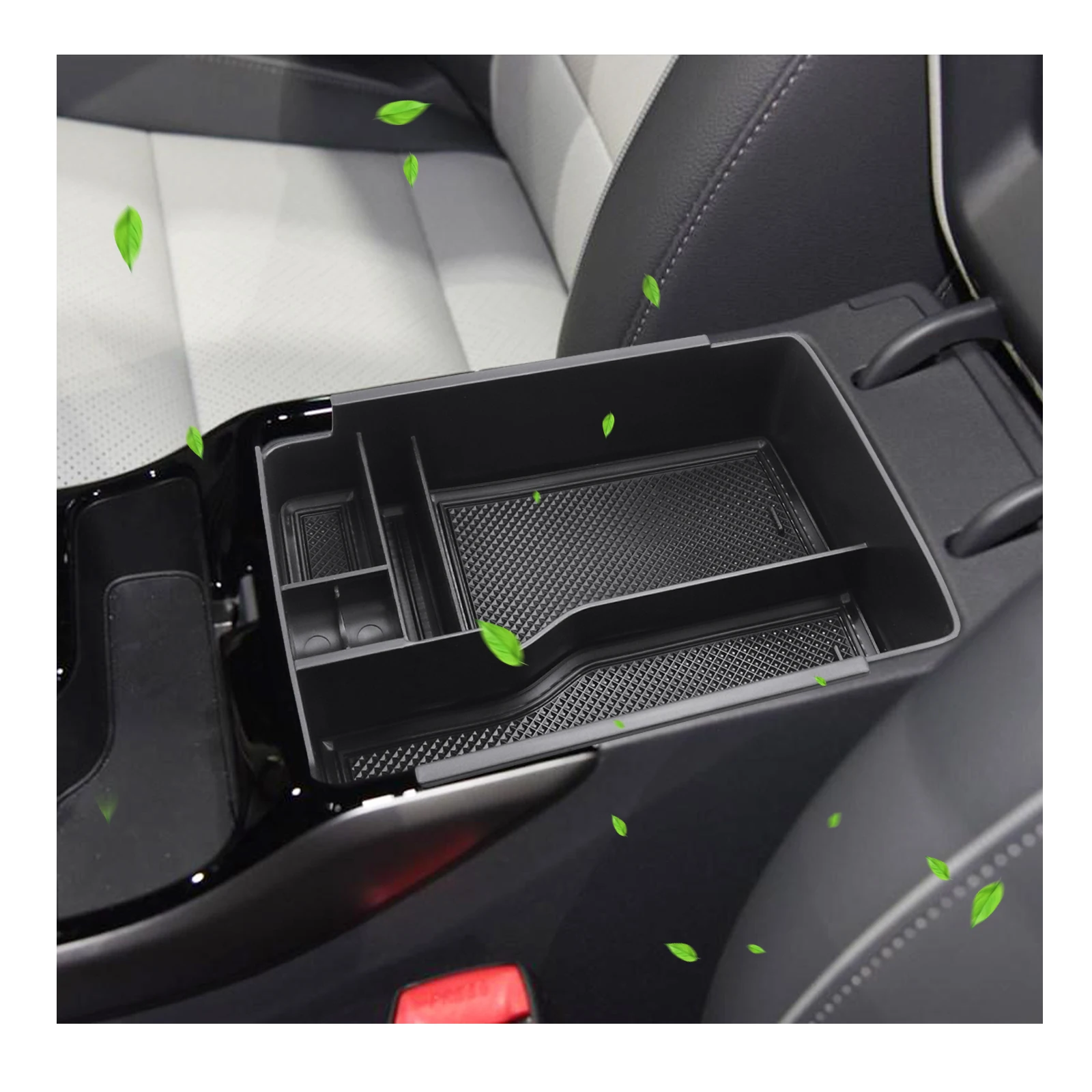 LFOTPP Car Central Storage Box for Hyundai Ioniq EV 2017-2021 Armrest Storage Box Auto Interior Ioniq EV Accessories 2021