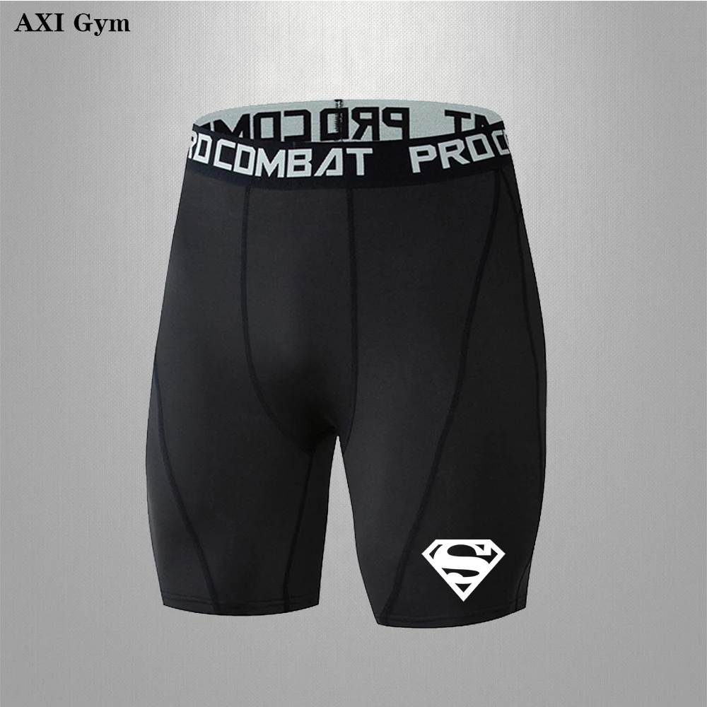 Muscle Men\'s Tight Shorts Gym MMA Jogging Training Compression Pants Fitness Pants Boxing Training Shorts Men\'s Sports Pants