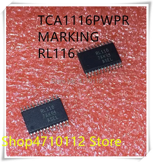 

NEW 10PCS/LOT TCA1116PWR TCA1116 MARKING RL116 TSSOP-24 IC