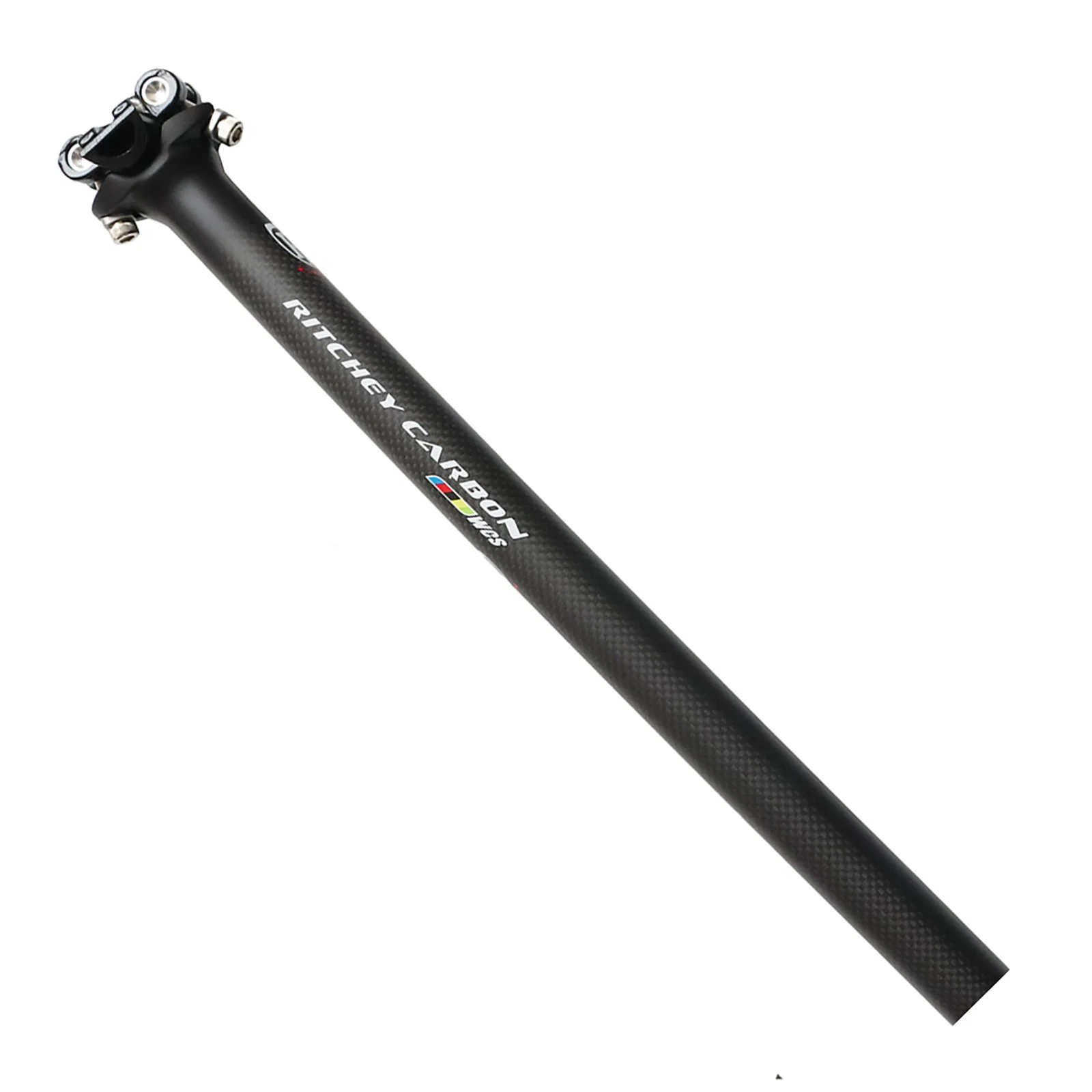 Rower z włókna węglowego 3K rura podsiodłowa z włókna węglowego 27.2/30.8/31.6mmMTB/ rower szosowy rura podsiodłowa z włókna węglowego 350/400/450mm