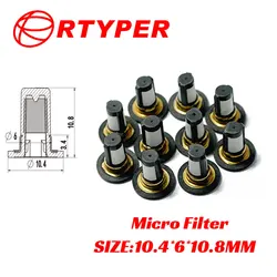 100 PCS Fuel Injector Micro Filter 11014 For HONDA Genuine New Motorcycle 10.4*6*10.8mm