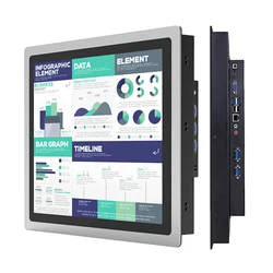 15 inch industrial mini tablet computer all-in-one pc with capacitive touch screen panel pc built-in WiFi for win10 pro 1024x768