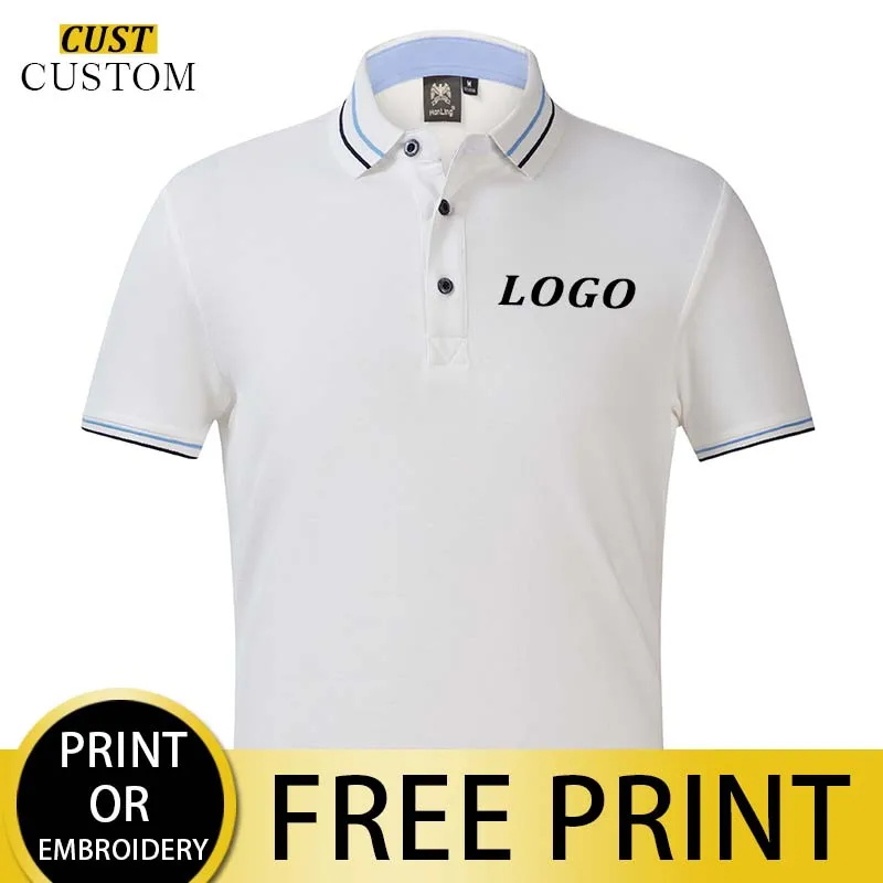 

100% Bamboo Ion Mercerized Cotton, Fashion Classic Polo Shirt, Custom Printing Logo Embroidery Pattern Men And Women Leisure