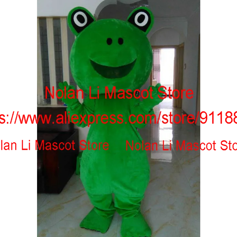 High Quality Adult Frog Mascot Costume Movie Props Birthday Party Role Playing Cartoon Suit Advertising Holiday Gift 530