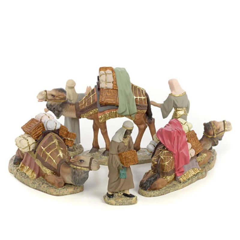 

Religious Nativity Figurine House Jesus Christ Mary Statue Figurine Christian Nativity Set Gift