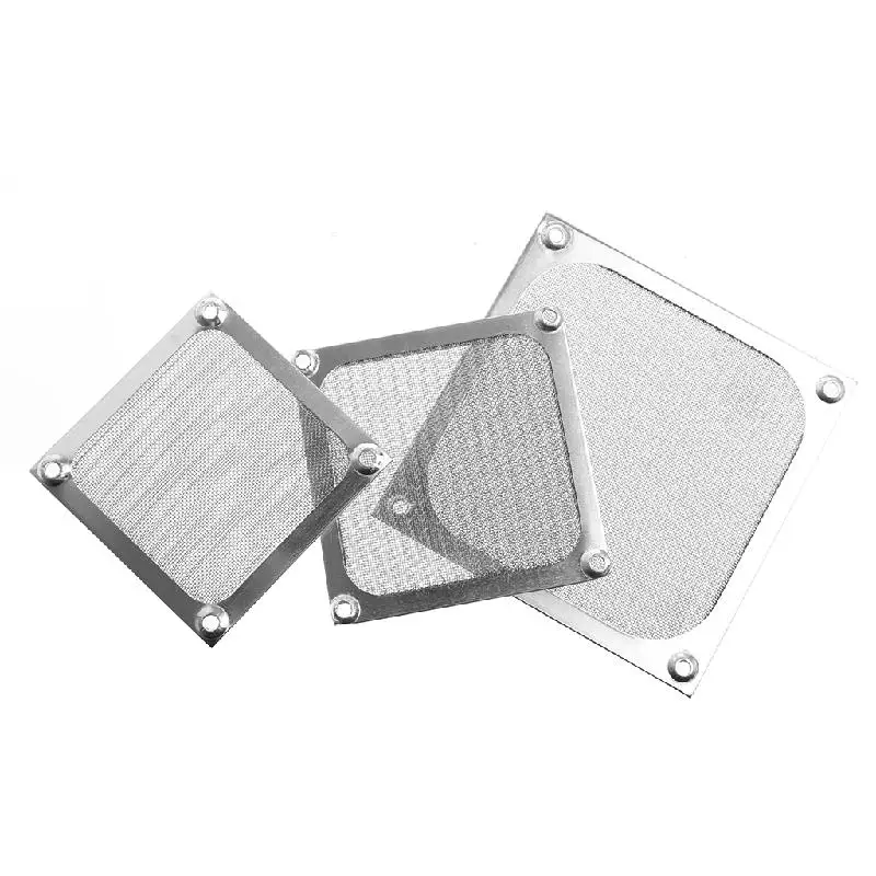 Metall Staubdicht Mesh Staub Filter Net Schutz 12/9/8cm Für Computer Fall Kühler Fan L4MD