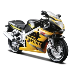 Maisto-vehículos fundidos estáticos Suzuki GSX-R600, juguetes coleccionables, modelo de motocicleta, 1:18