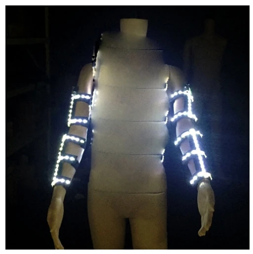 LED Lumious Top Light up led kostuum zanger danser show slijtage Nachtclub show zanger danskostuum