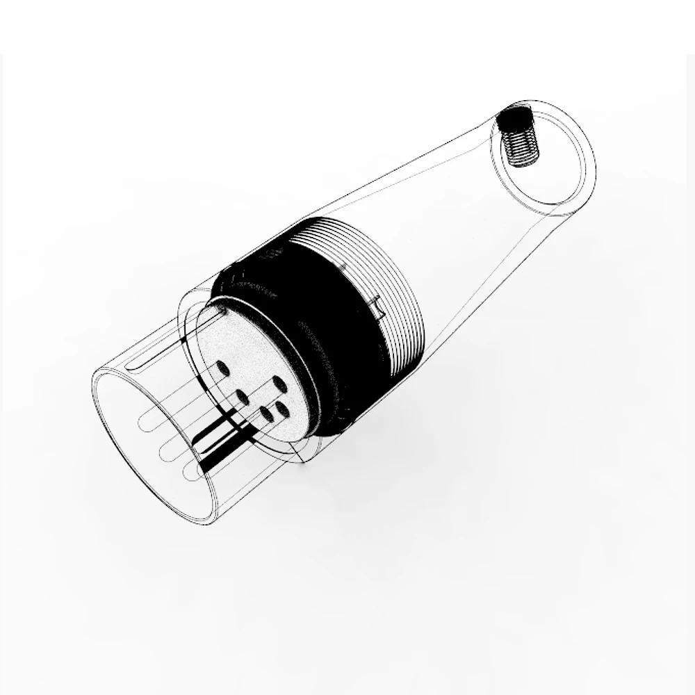 VIBORG ND05R 로듐 도금 DIN5 Switchcraft 잠금 5 핀 Din. 05CL5M. 미디 플러그. NAIM 오디오 커넥터 쿼드 커넥터