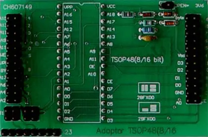 TSOP48 (8/16bit) Adapter, 8/16 Bit TSOP48 Chip Adapter