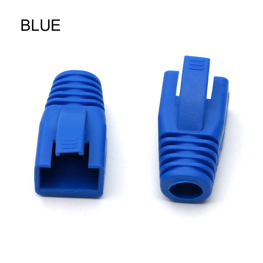 Xintylink Rj45 Ethernet Kabel Connector Cover Caps Cat6 Cat 6 Netwerk Laarzen Rg Rj 45 Schede Cat5 Cat5e Kleur Multicolour lan