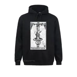 Men's The Hanged Man Tarot Card Major Arcana Fortune Telling Occult Pullover Hoodie  Pullover Hoodie Present Streetwear