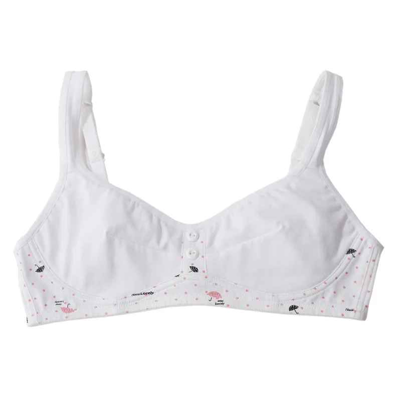 

Soft Breathable Underwear for Junior High School Students, Female Students and Girls, Adolescent Bra with Small Breasts