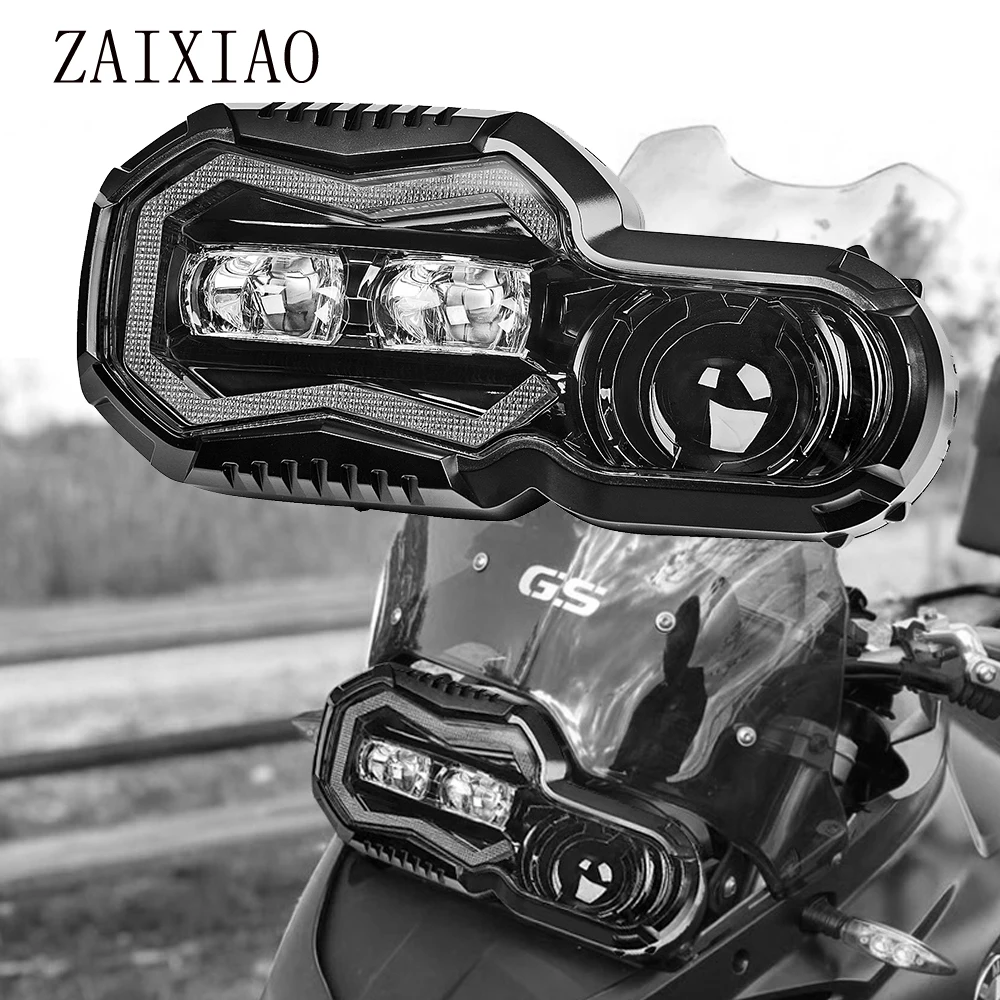 

Motorcycle headlight 110W For BMW F650GS F700GS F800GS ADV F800R Motorcycle Headlamp Complete LED Headlights Assembly