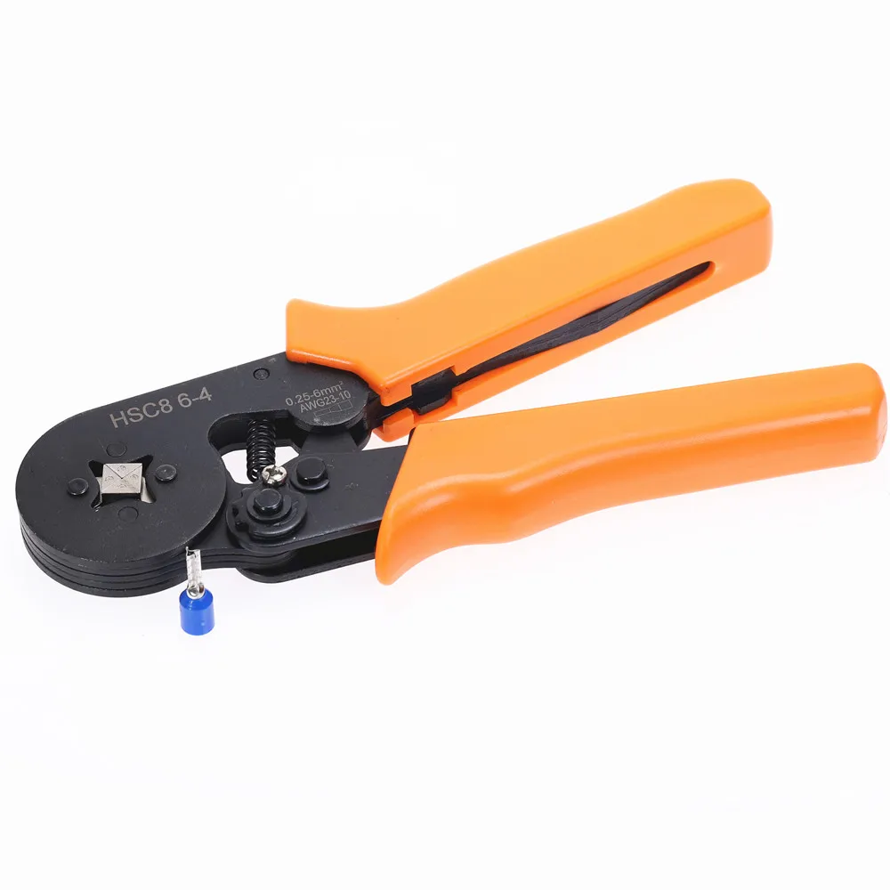 HSC8 6-4 Self-adjusting Crimping Plier for Cable End Sleeves Ferrules crimping