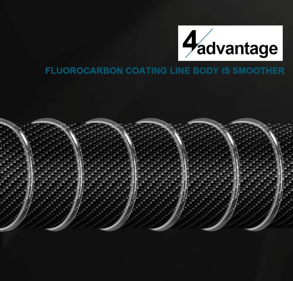 FTK 100m Fluorocarbon-Angelschnur 4.13-34.32LB Kohlefaser-Vorfachschnur Superweiche Schnur zum Fliegenfischen Pesca – Detail 9