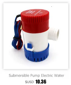 12V Mini Tauchpumpe Elektrische Wasserpumpe 350/500/750/1100GPH Filter Wasser 24V Bilge Solar Boot Marine Garten Bewässerung Pumpe – Detail 6
