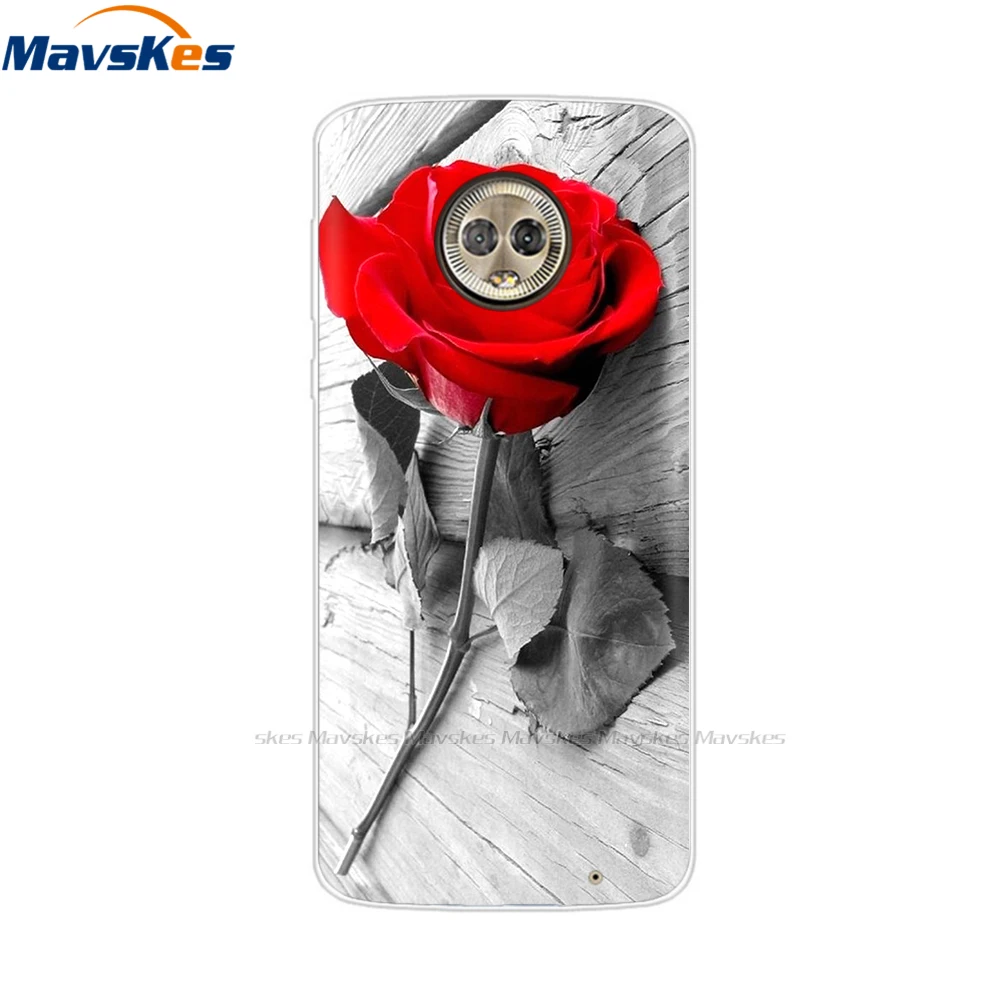 Silicon Case For Moto G6 Plus Case Full Protection Soft Tpu Back Cover On For Motorola MotoG6 G6 Play Bumper Phone Shell Coque