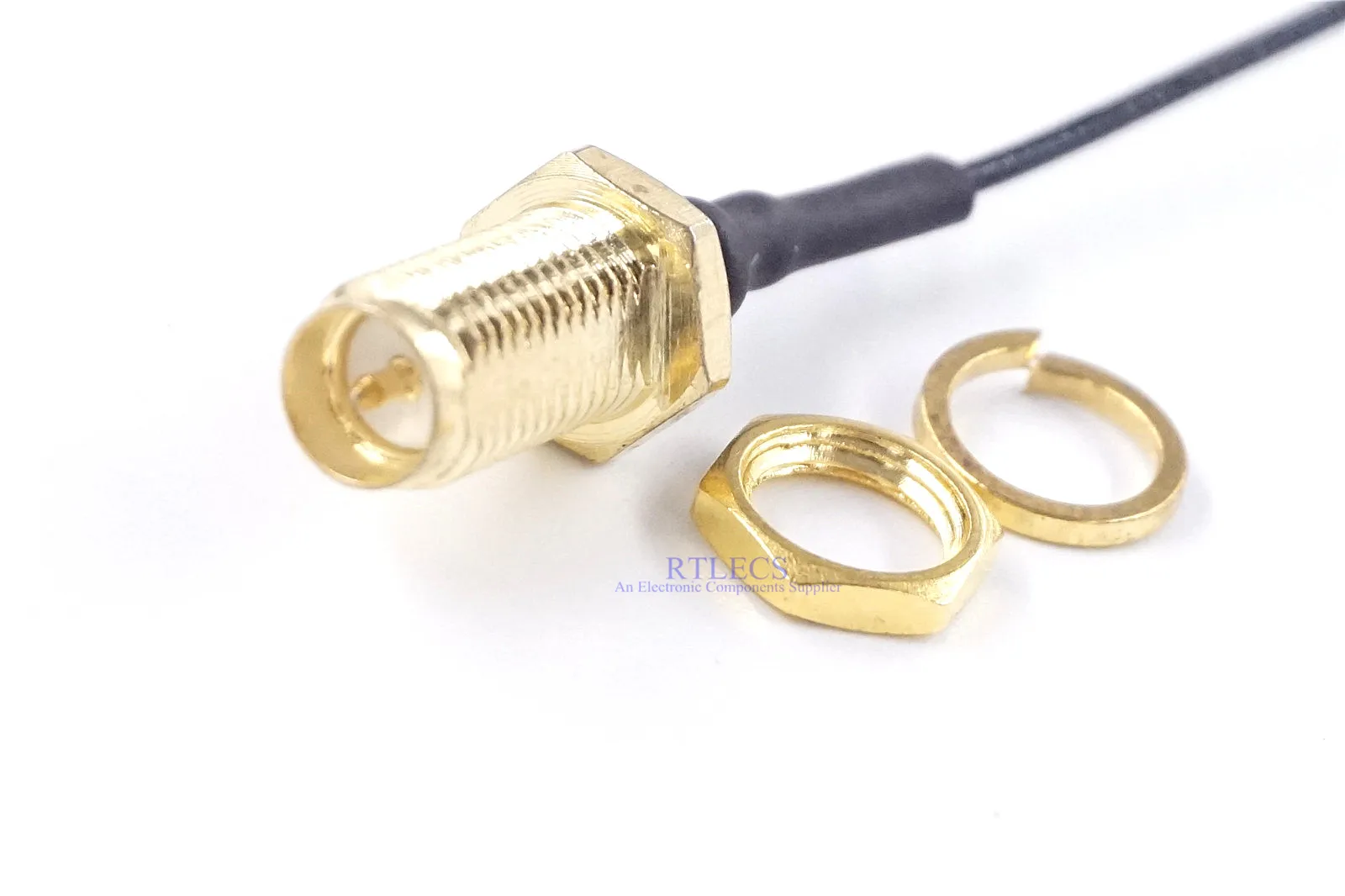 Imagem -04 - Cabo de Conexão 50 Peças Pino Central de Polaridade Reversa Sma Macho para Ufl u. fl Ipx Ipex Conector rf Adaptador de Montagem rg 1.13 Tamanhos