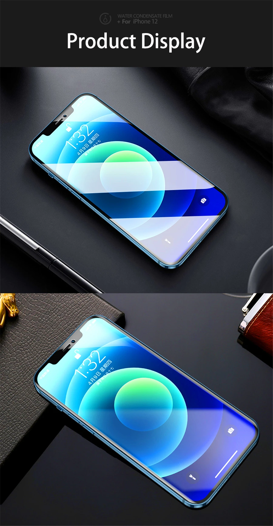 Hydrogel-Folien-Displayschutz für iPhone 17/16/15/14/11/12/13 Pro Max Mini X/XR/XS MAX/8/7 Plus - 3/1 Stück iPhone-Schutzfolie – Detail 9