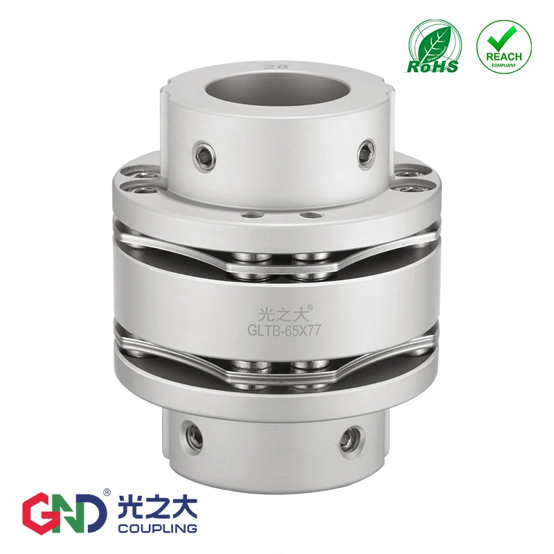 

GLTB 8 Screws High Rigidity Stepped Double Diaphragm Keyway Series Shaft Coupling