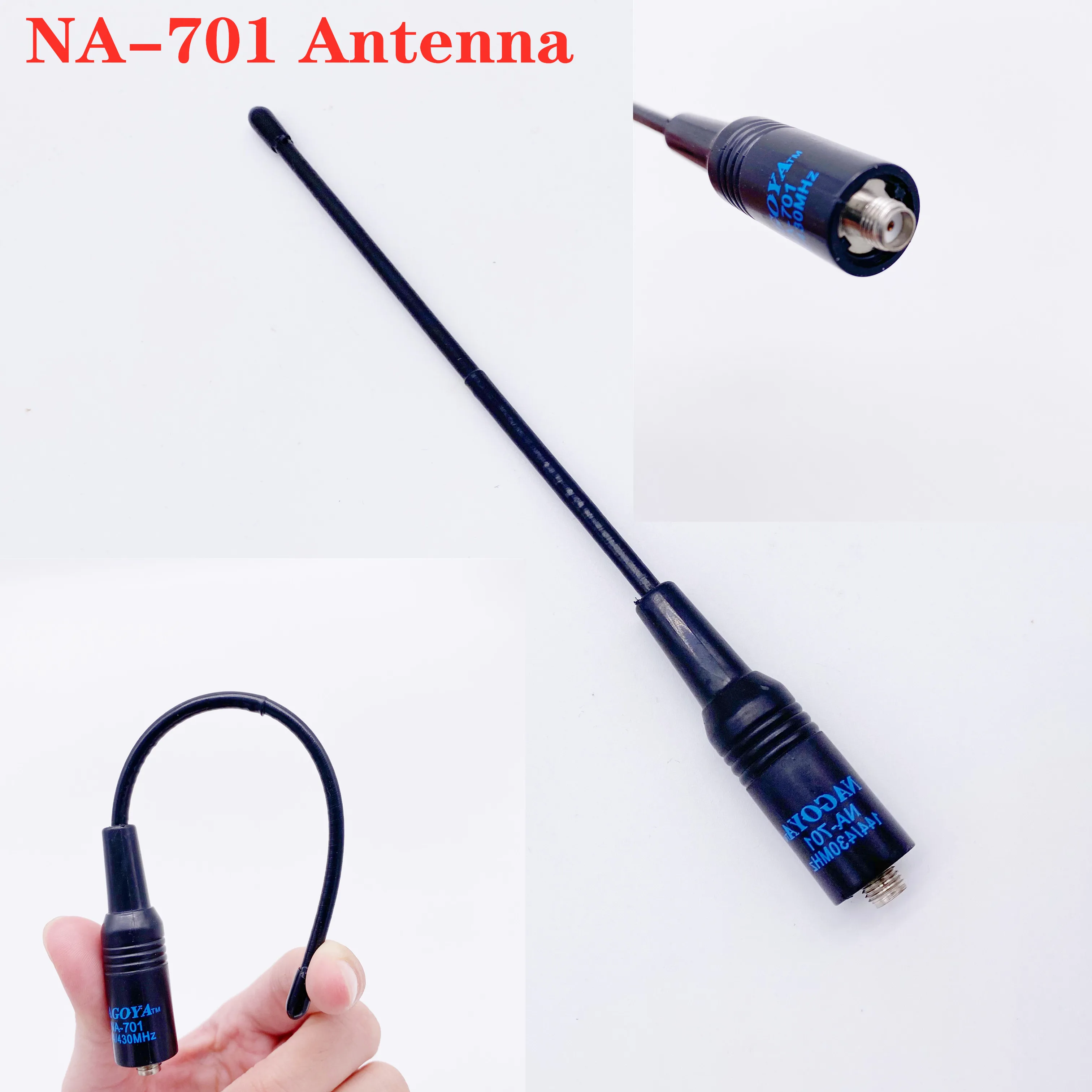 

Мягкая антенна Nagoya NA-701 VHF/UHF 144/430 МГц с высоким коэффициентом усиления для ручной рации Baofeng -5r Wouxun TK