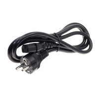Europe CEE7/7 Schuko Power Cord Straight Angle Plug to IEC C13 mains cable 3X1.5mm square Power Wire 16A/250V