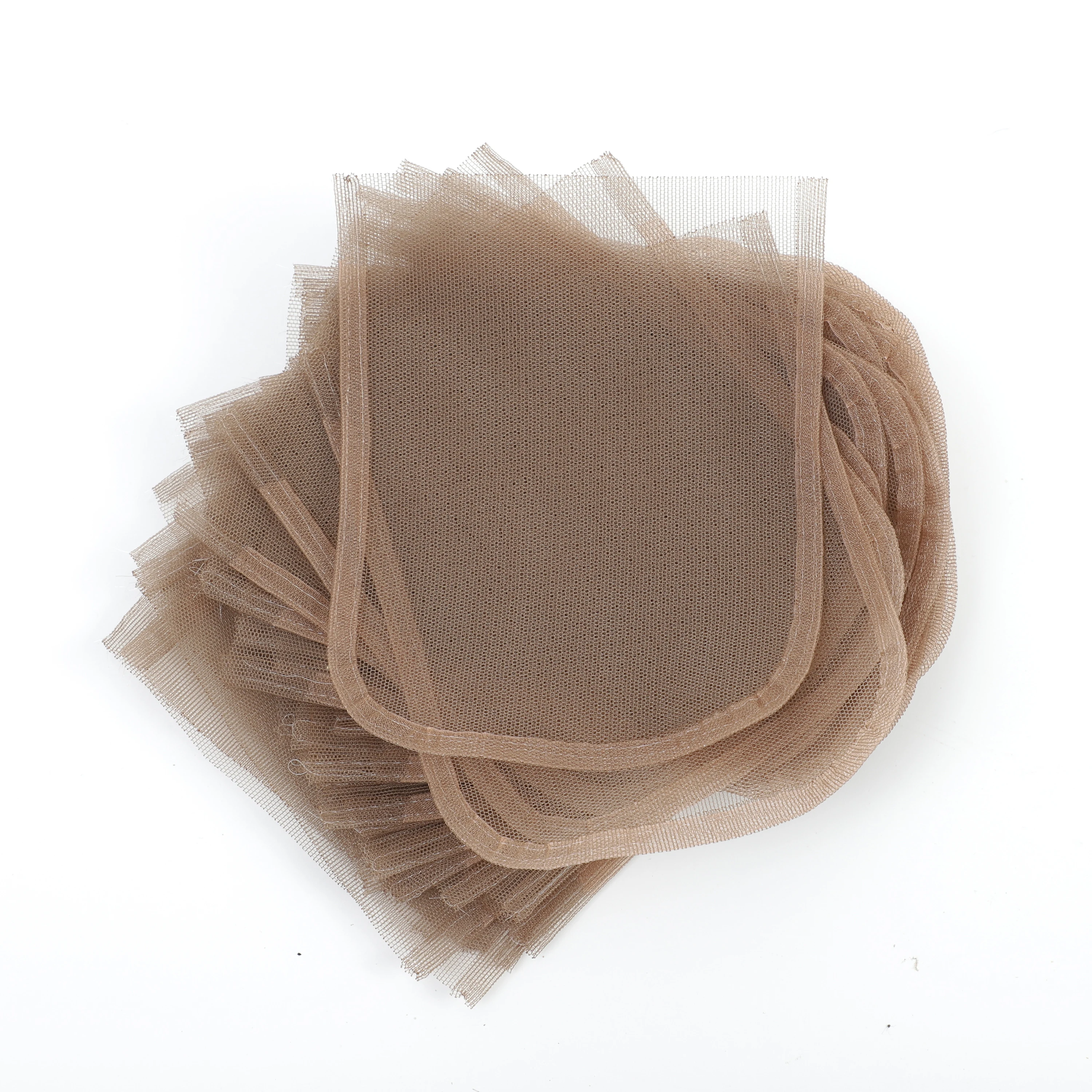 Transparent Lace 4x4 Lace Net for Making Closure 5pcs Swiss Lace Closure Base Foundation Wig Accessories for Making Wigs