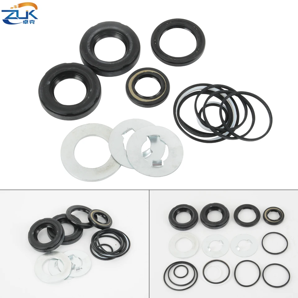 ZUK Power Steering Gear Box Repair Kit O-Ring Oil Seal Gasket Set For HONDA For ACCORD 2003-2007 CM4 CM5 CM6 2.0L 2.4L 3.0L