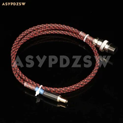 1M GX16-2 Pin do 5.5*2.1mm czystej miedzi przedwzmacniacz gramofonowy kabel AC/DC z zasilaczem