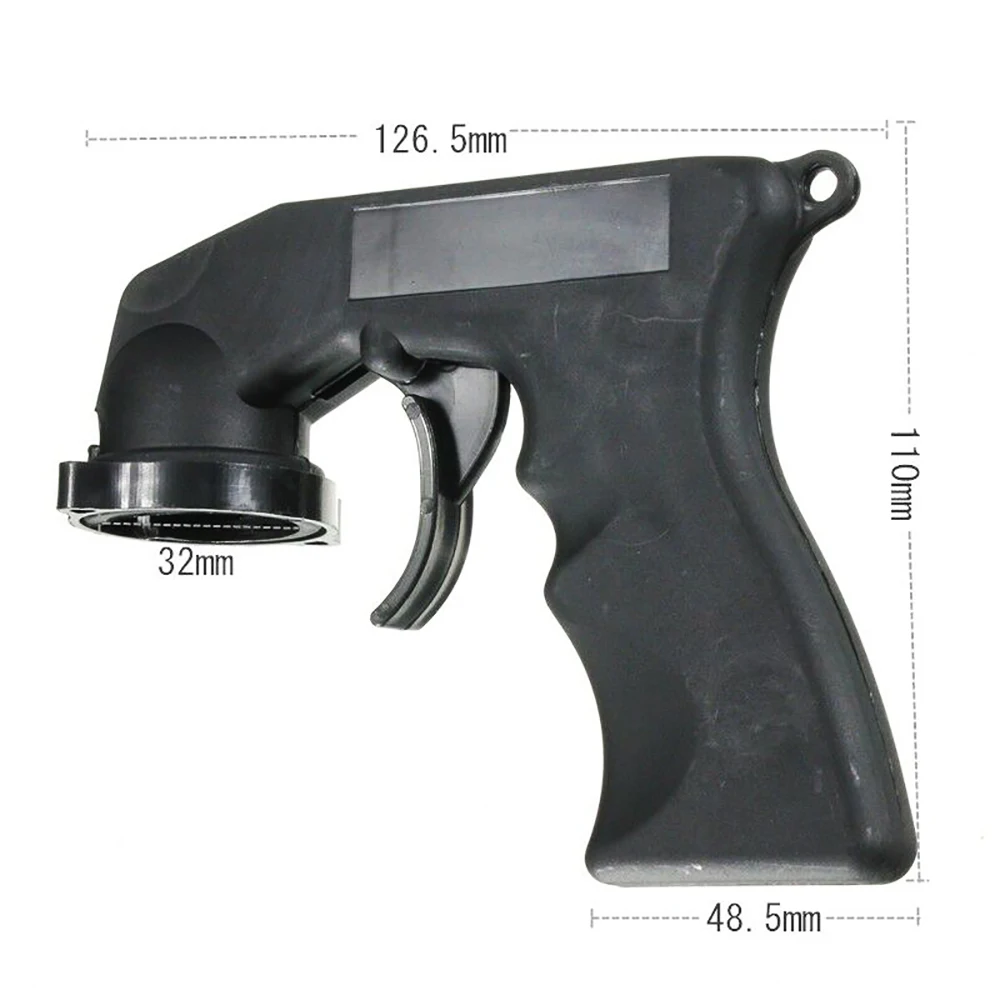 Gun holder for cans with spray paint, nozzle for spray paint, nozzle spray gun, nozzle sprayer