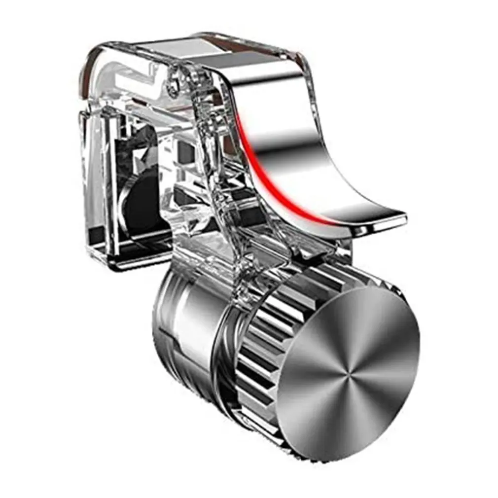 زر التحكم بألعاب بابجي, ميتال جايم ترجرعلى الهاتف الذكي أيفون, 2 قطع, من مجموعة الكسسوارات للهواتف المحمولة, للعب الالكترونية القتالية بقواعد البقاء على قيد الحياة و اطلاق النار l1 r1