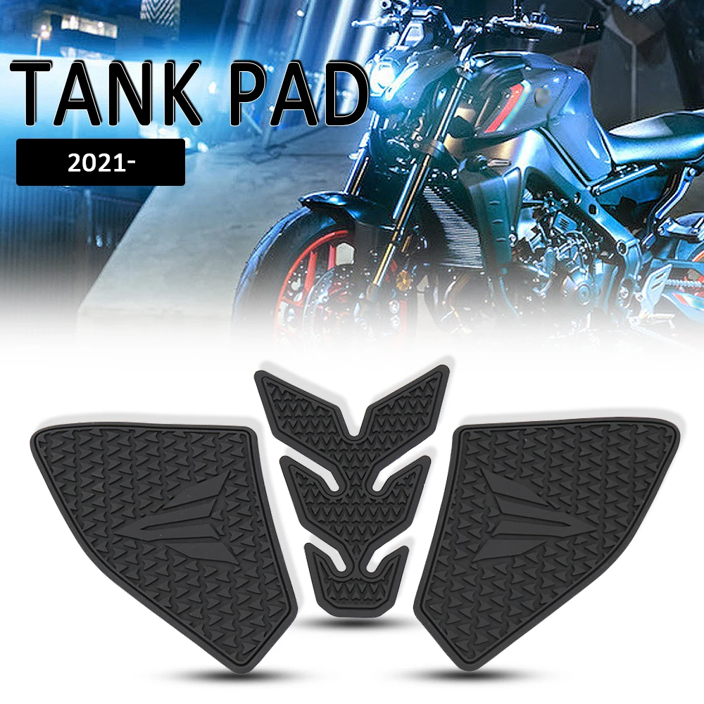 

NEW For Yamaha MT-09 MT 09 MT09 Side Fuel Tank pad Tank Pads Protector Stickers Decal Gas Knee Grip Traction Pad Tankpad 2021 -