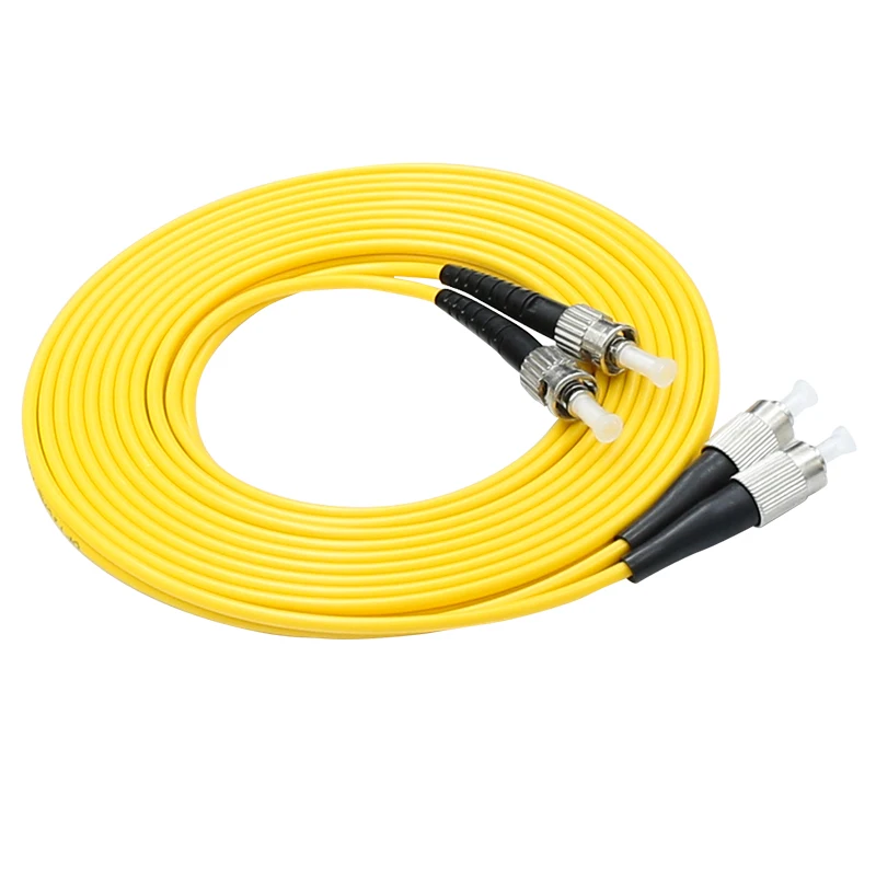 Single Mode FC/UPC-ST/UPC Duplex 2.0mm SM Fiber Optic Patch Cord Patch Cable Jumper Cord 5pcs 10pcs /bag  Free shipping