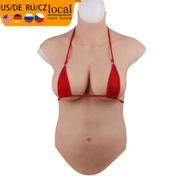 Realistas Seios de Silicone para Crossdresser Forms, Peitos falsos, Tits Enhance Drag Queen, Cosplay, Crossdressing, 7TH Gen, Sem Óleo