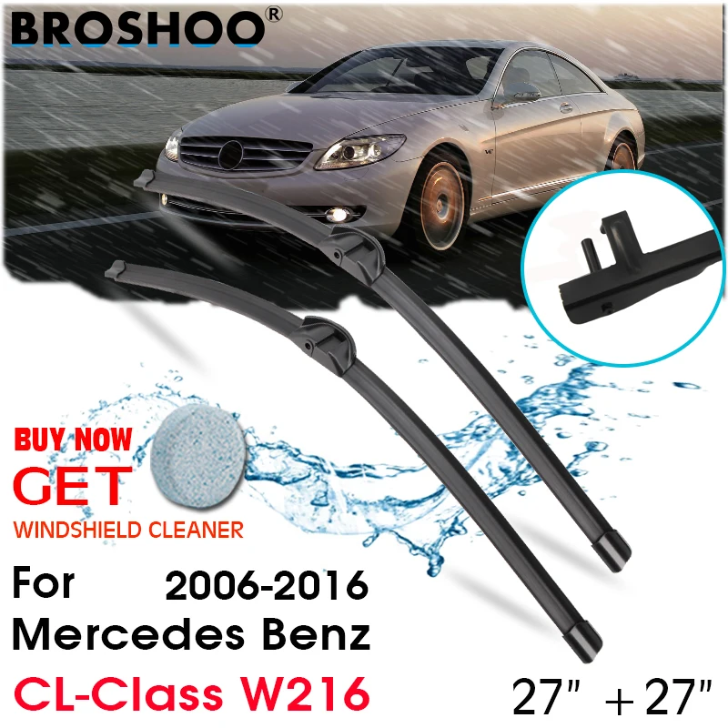 

Car Wiper Blade Front Windscreen Windshield Wipers Blades Auto Accessories For Mercedes Benz CL-Class W216 27"+27"2006-2016