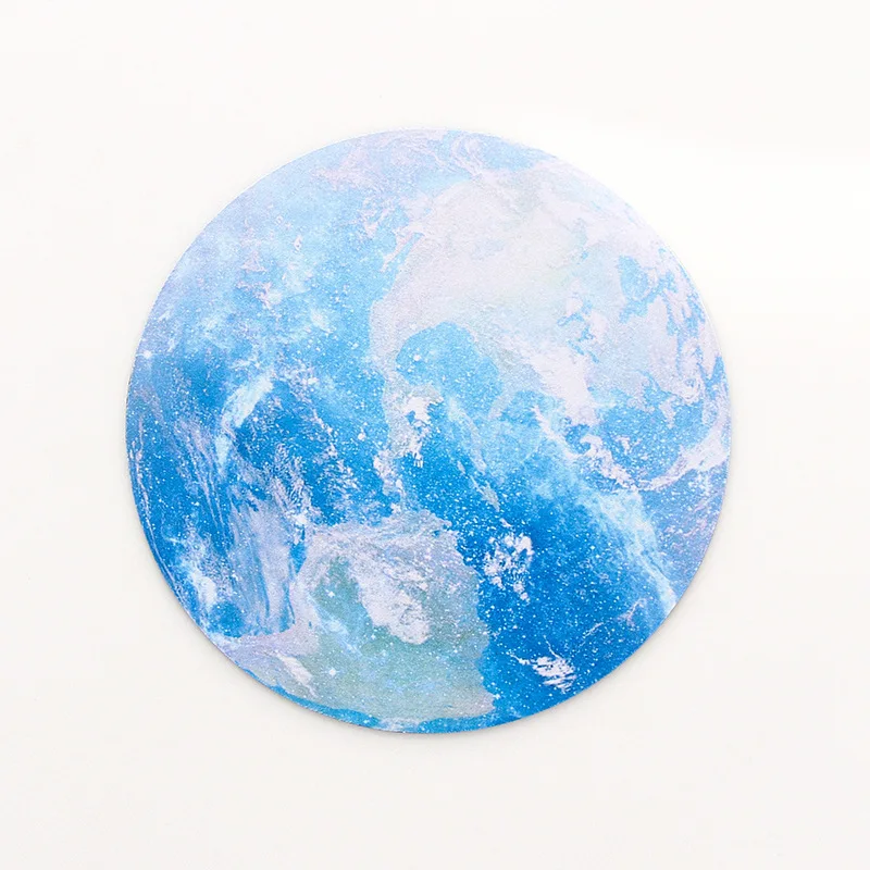 Retro Round Mouse Pad Sky Moon Phase Pattern Mouse Mat Environmentally Friendly Odorless Rubber Mouse Pad for Office Laptop PC