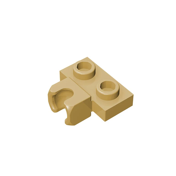 10pcs MOC Brick Parts 14704 Plate Modified 1 x 2 with Small Tow Ball Socket on Side Compatible Building Block Particle Kid Toy