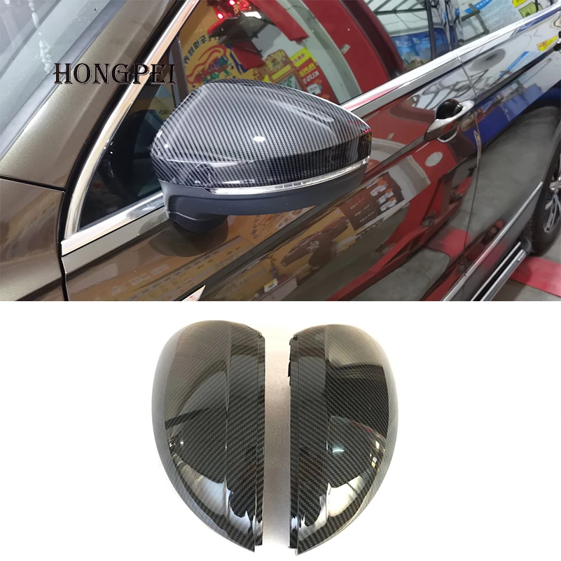 

Car Styling Side Wing Rearview Mirror Caps Cover for Volkswagen Tiguan MK2 2017 2018 Side Mirror Cover Replacement Auto Parts