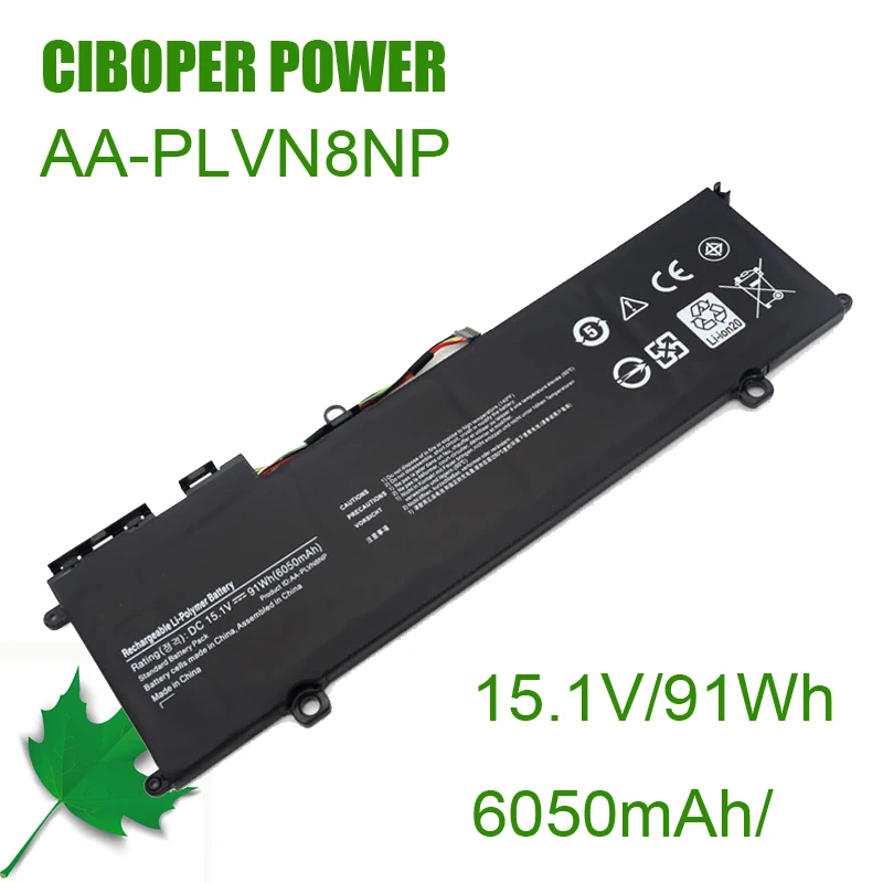 

CP Laptop Battery AA-PLVN8NP 15.1V/6050mAh/91Wh For ATIV Book 8 Touch 780Z5E 780Z5E-S01 NP780Z5E 870Z5G NP870Z5G 870Z5E NP870Z5E